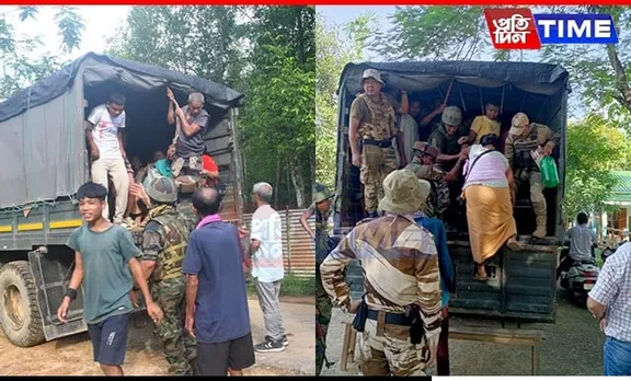 Assam Rifles Starts Resettling Displaced 'Meiteis' In Manipur's Jiribam